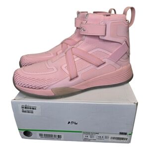 APL Athletic Propulsion Labs Men 15 SuperFuture Pink High-Top Basketball Sneaker